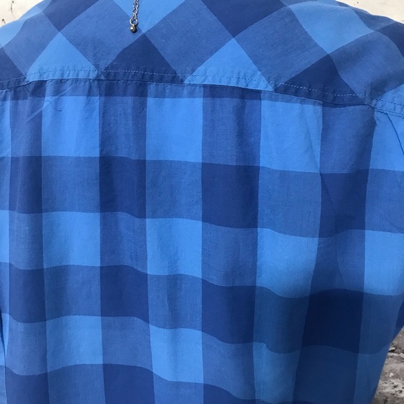 ‼️GAP Large Button Down Shirt‼️Cute Blue! A32 - Picture 8 of 8